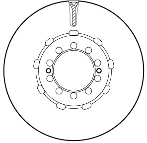 TRW DF5069S Brake Disc