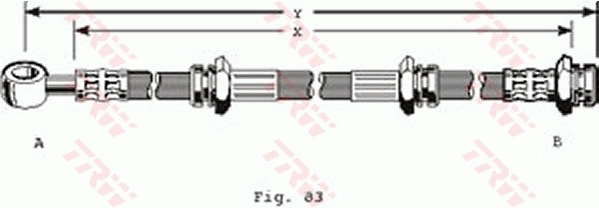 TRW PHD171 Brake Hose