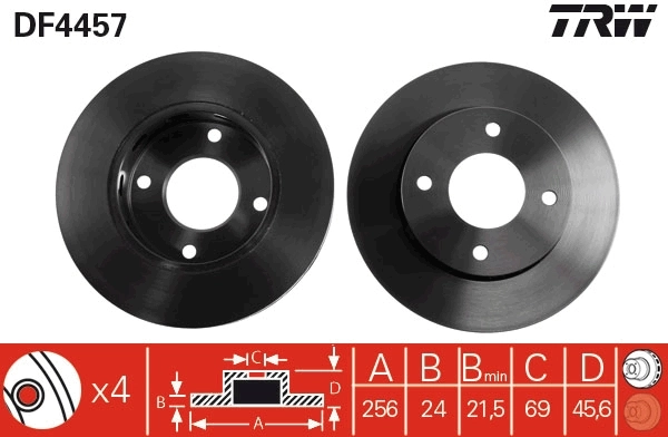 Brake Disc DF4457