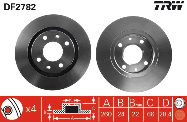 Brake Disc DF2782