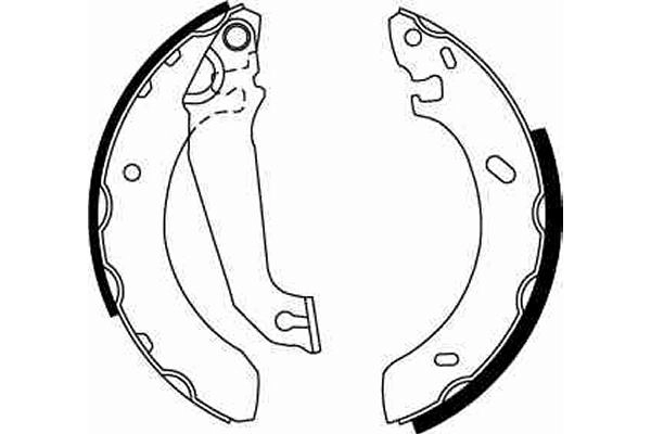 TRW GS6254 Brake Shoe Set