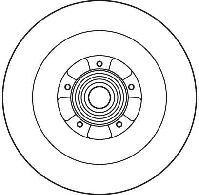 TRW DF4228BS Brake Disc