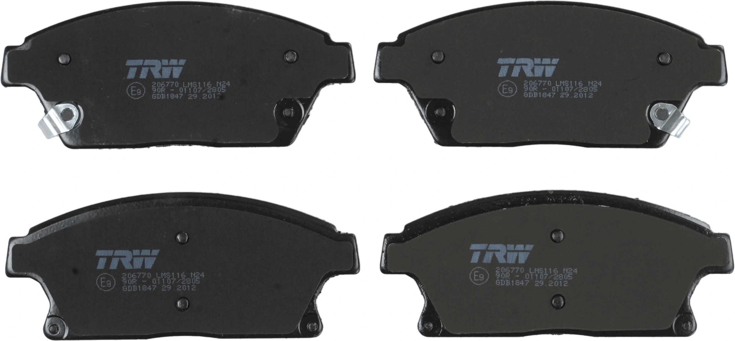 Brake Pad Set, disc brake COTEC GDB1847