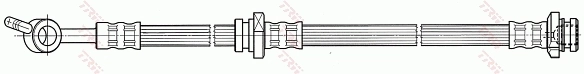 TRW PHD518 Brake Hose