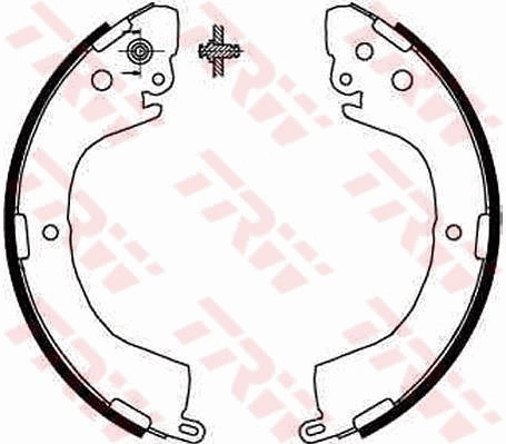 TRW GS8667 Brake Shoe Set