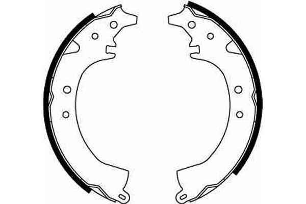 TRW GS8500 Brake Shoe Set