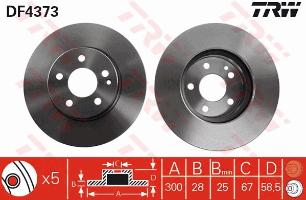 Brake Disc DF4373