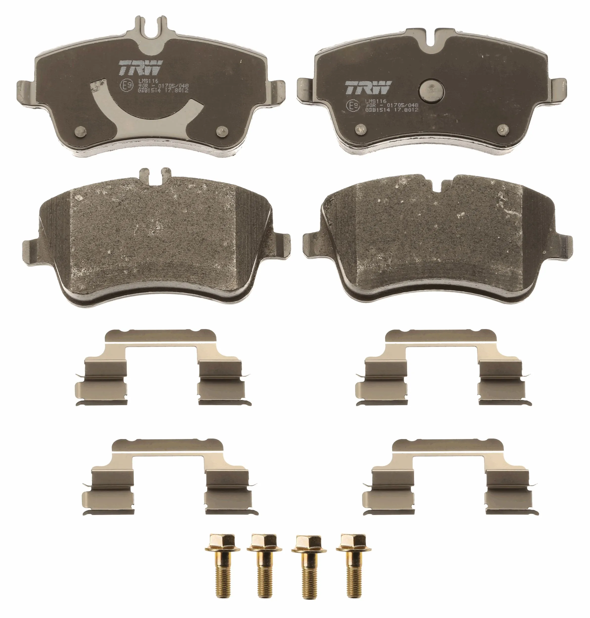Brake Pad Set, disc brake COTEC GDB1514