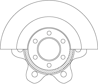 Brake Disc TRW SINGLE DF6532S