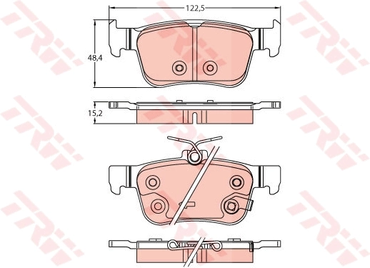 Brake Pad Set, disc brake GDB2256