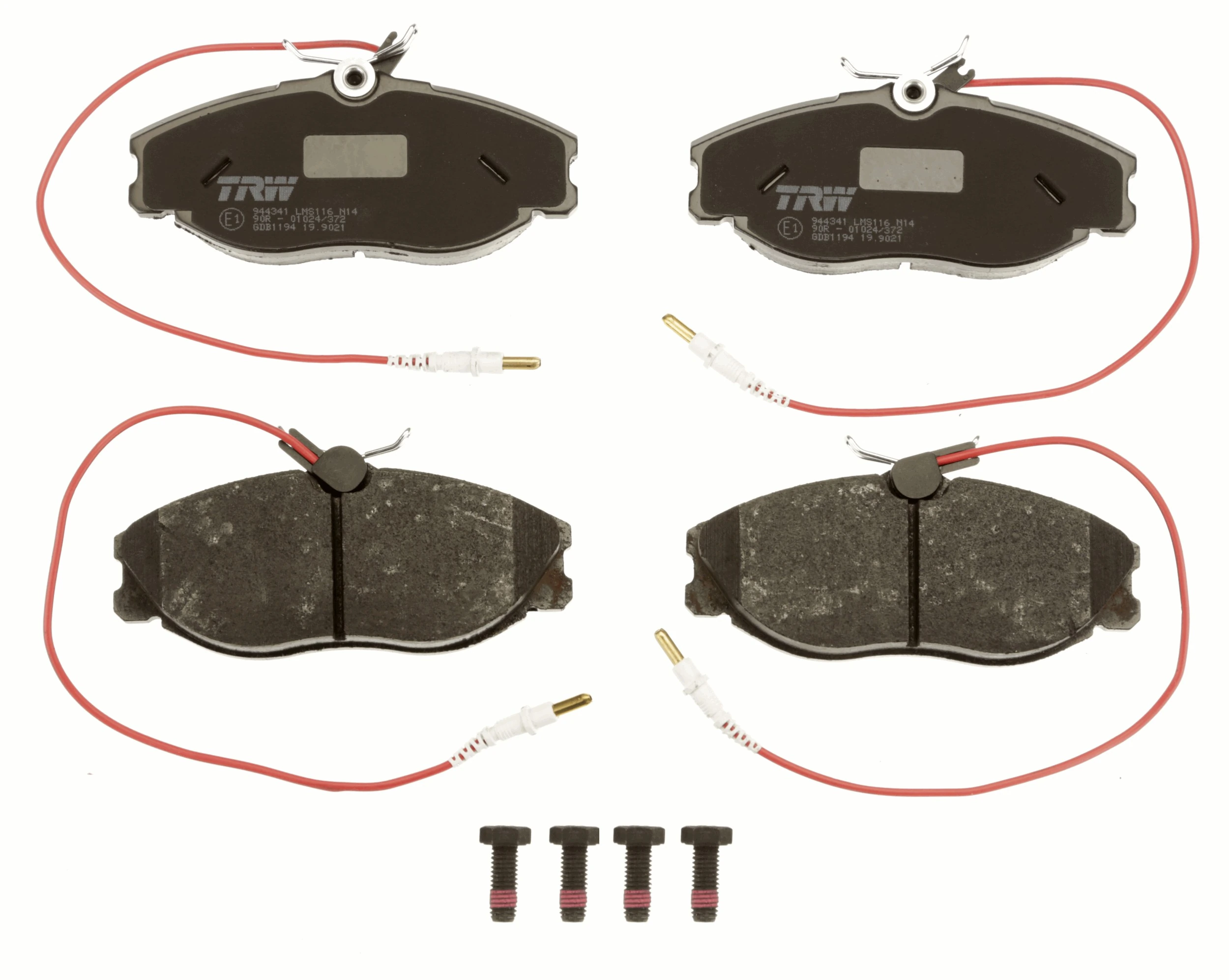 Brake Pad Set, disc brake COTEC GDB1194
