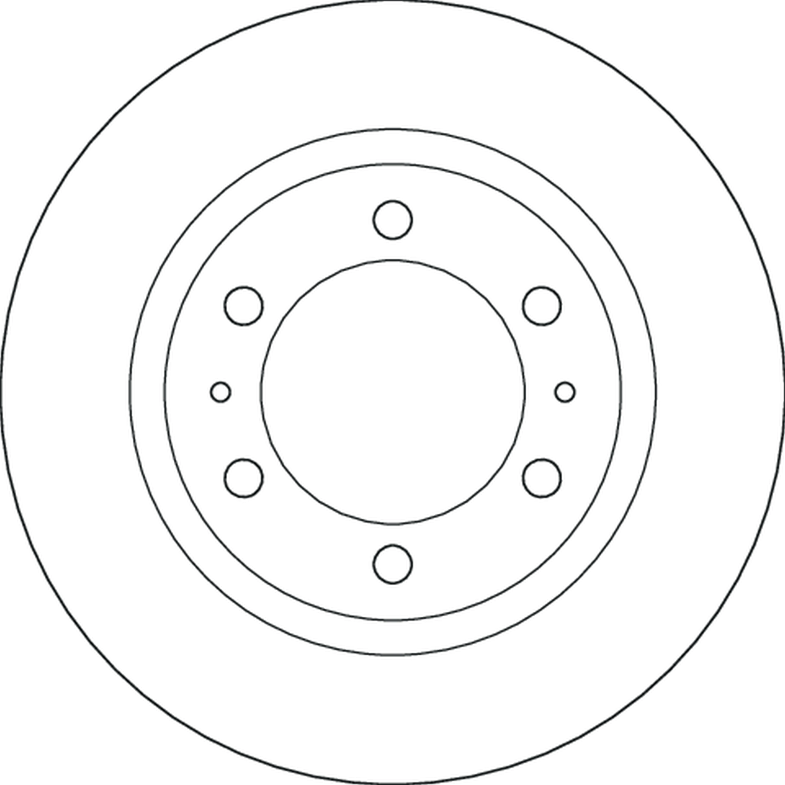 Brake Disc TRW SINGLE DF6817S
