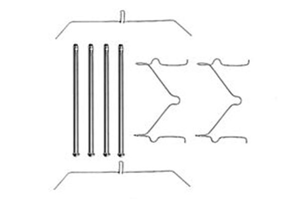 Accessory Kit, disc brake pad PFK290