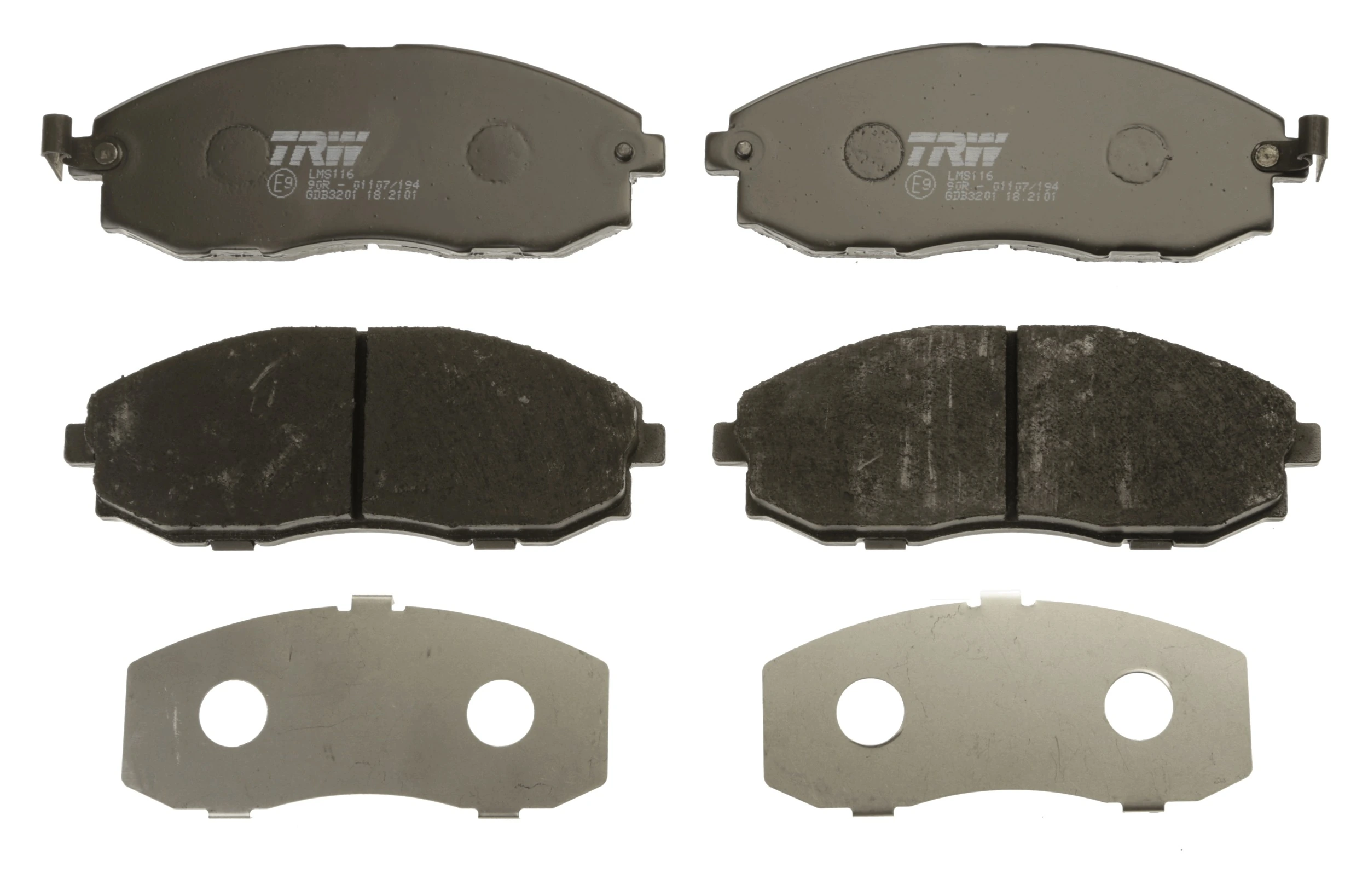 Brake Pad Set, disc brake COTEC GDB3201
