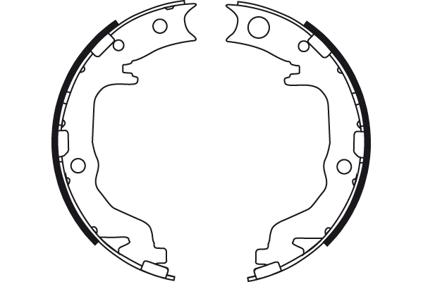 Brake Shoe Set, parking brake GS8783