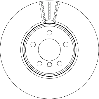 Brake Disc TRW SINGLE DF4867S