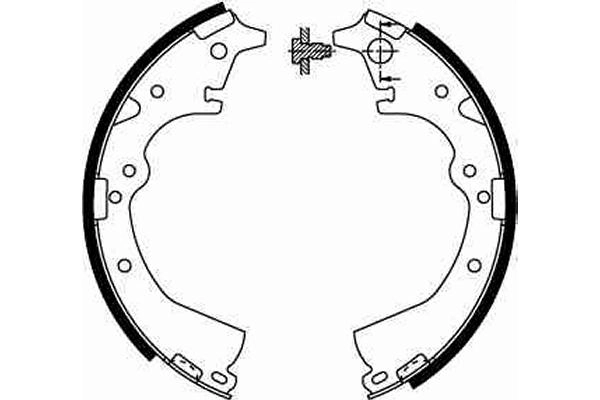 Brake Shoe Set GS8184