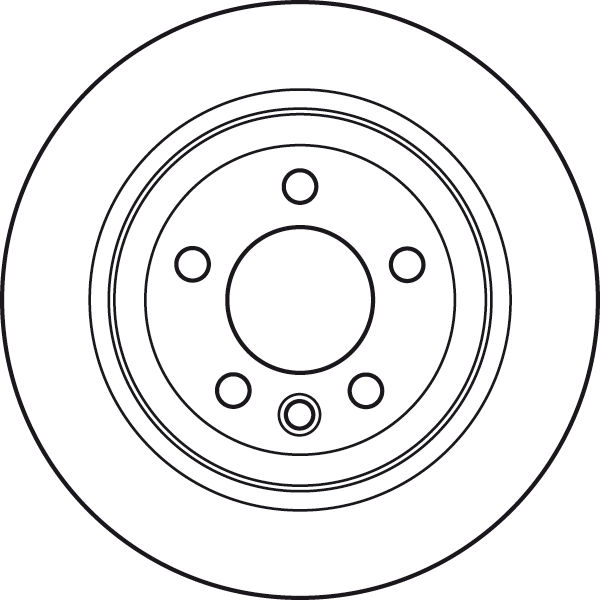 Brake Disc TRW SINGLE DF4718S