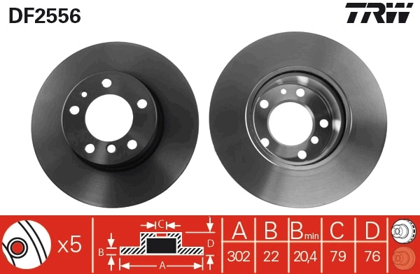Brake Disc DF2556