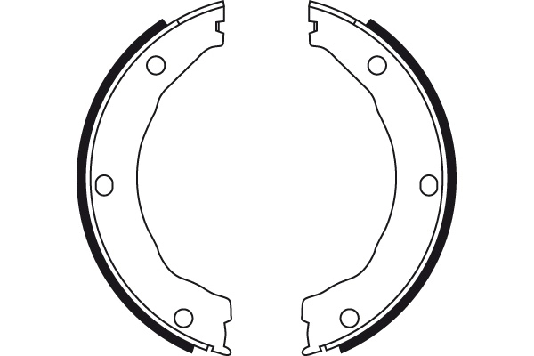Brake Shoe Set, parking brake GS8726