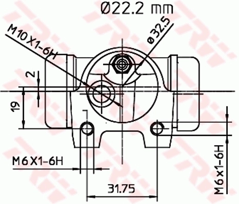 TRW BWH141 Wheel Brake Cylinder