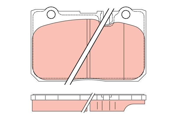 Brake Pad Set, disc brake GDB3226