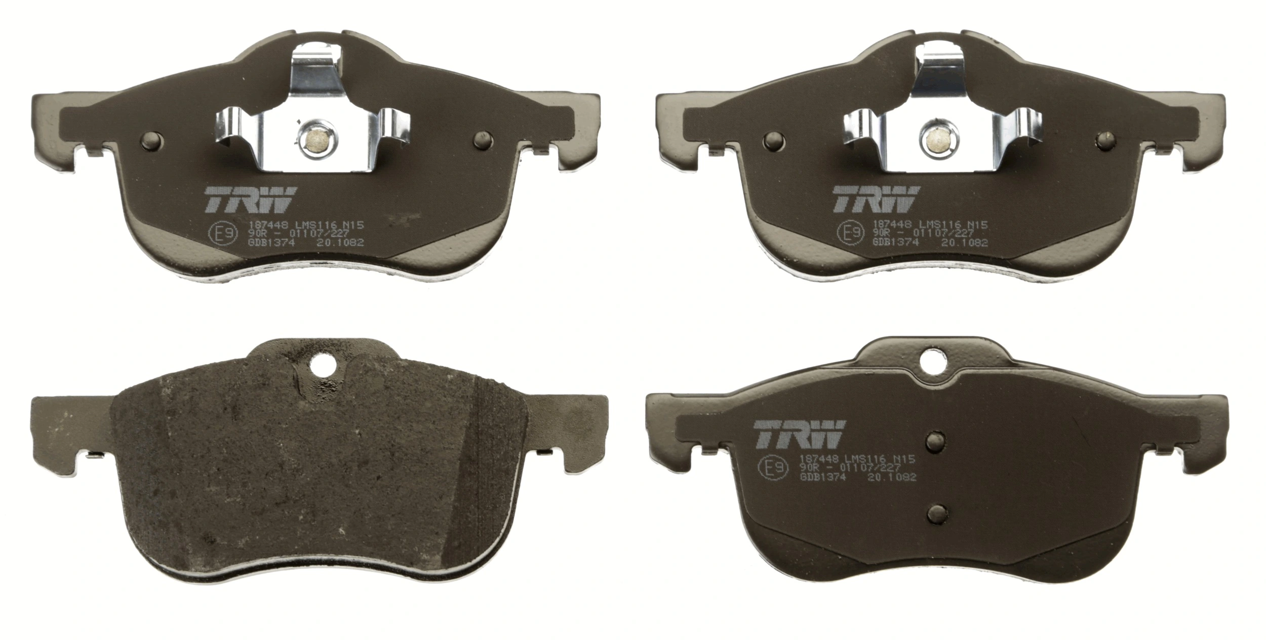 Brake Pad Set, disc brake COTEC GDB1374