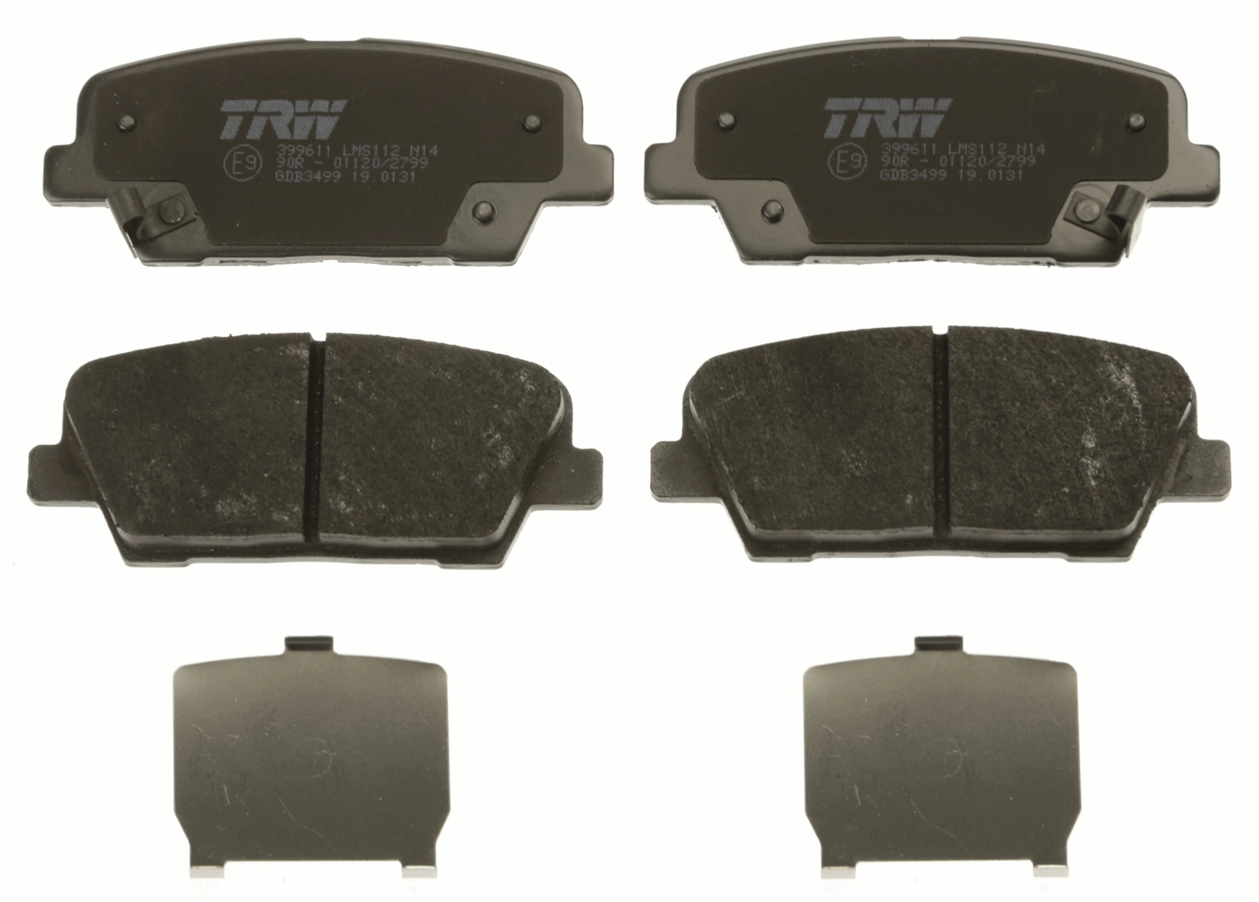 Brake Pad Set, disc brake COTEC GDB3499