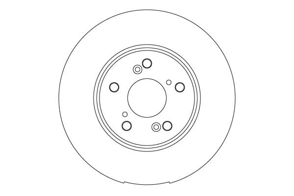 Brake Disc TRW SINGLE DF6762S