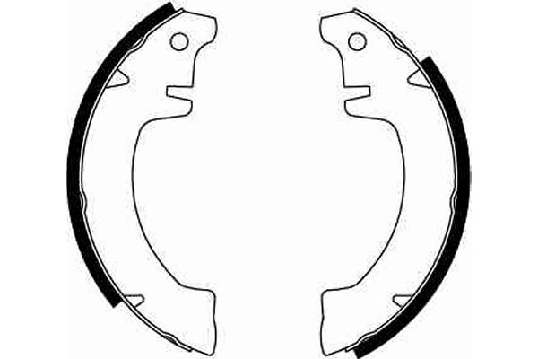 TRW GS8022 Brake Shoe Set