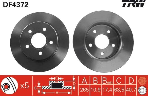 Brake Disc DF4372