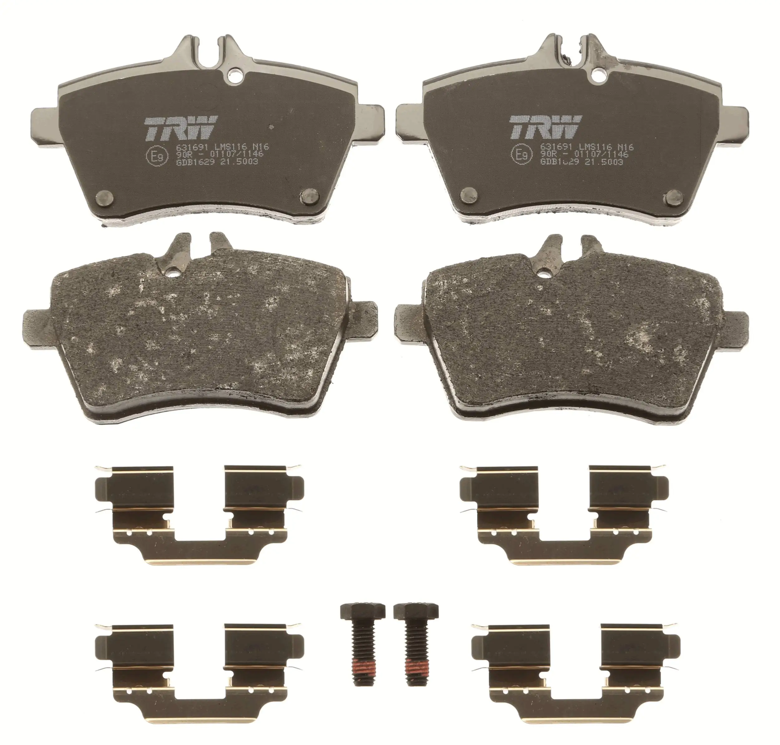 Brake Pad Set, disc brake COTEC GDB1629