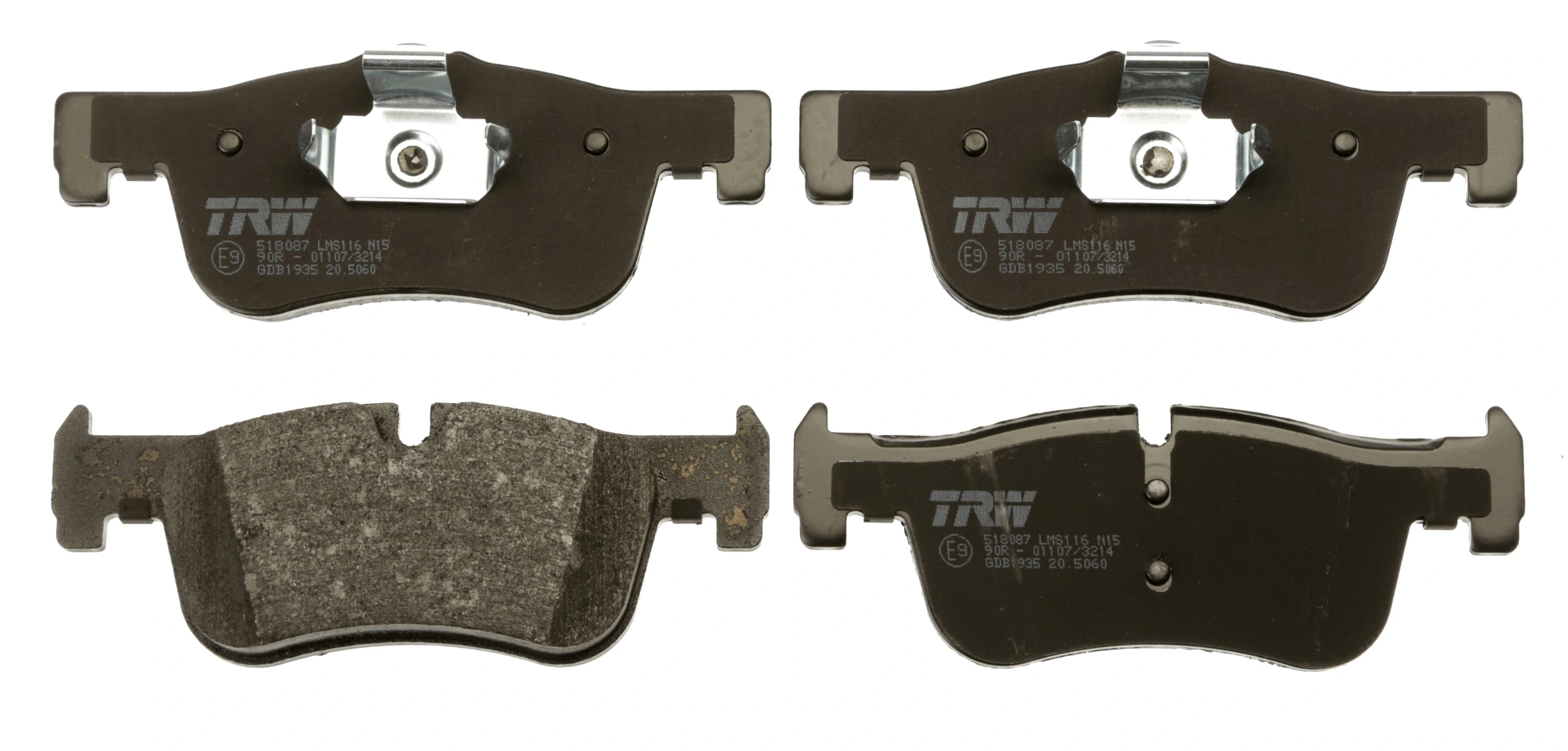 Brake Pad Set, disc brake COTEC GDB1935