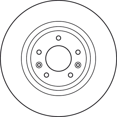 Brake Disc TRW SINGLE DF4970S