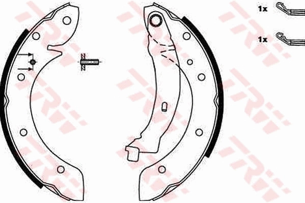 Brake Shoe Set GS8620