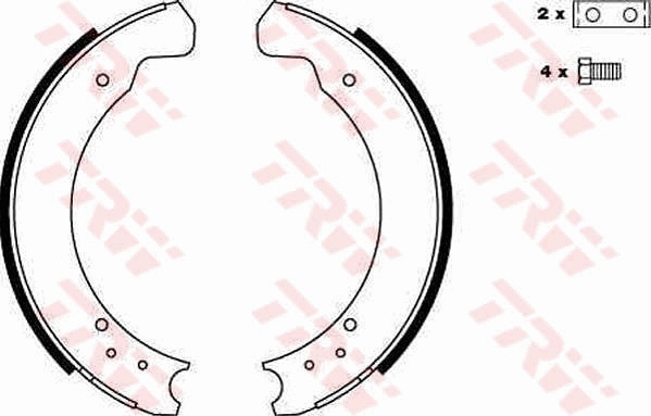 Brake Shoe Set GS6075