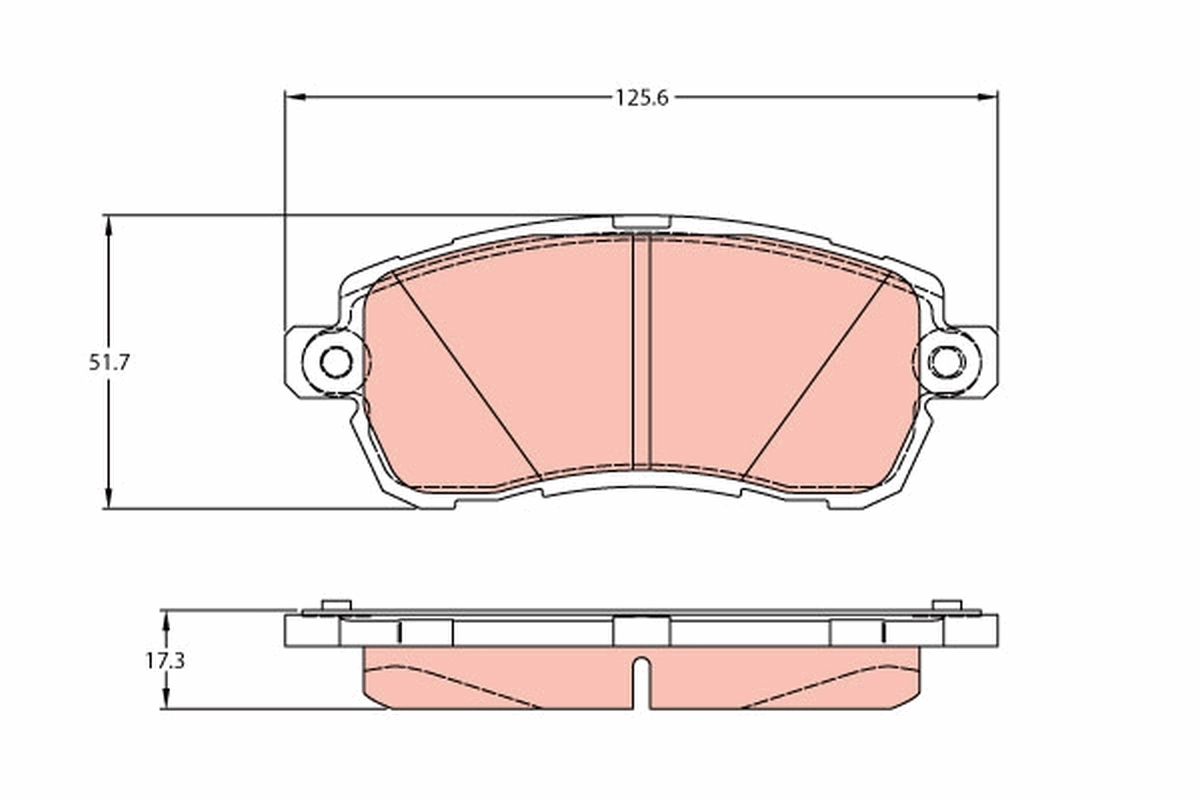 Brake Pad Set, disc brake GDB2176