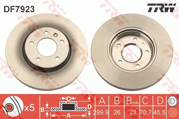 Brake Disc DF7923