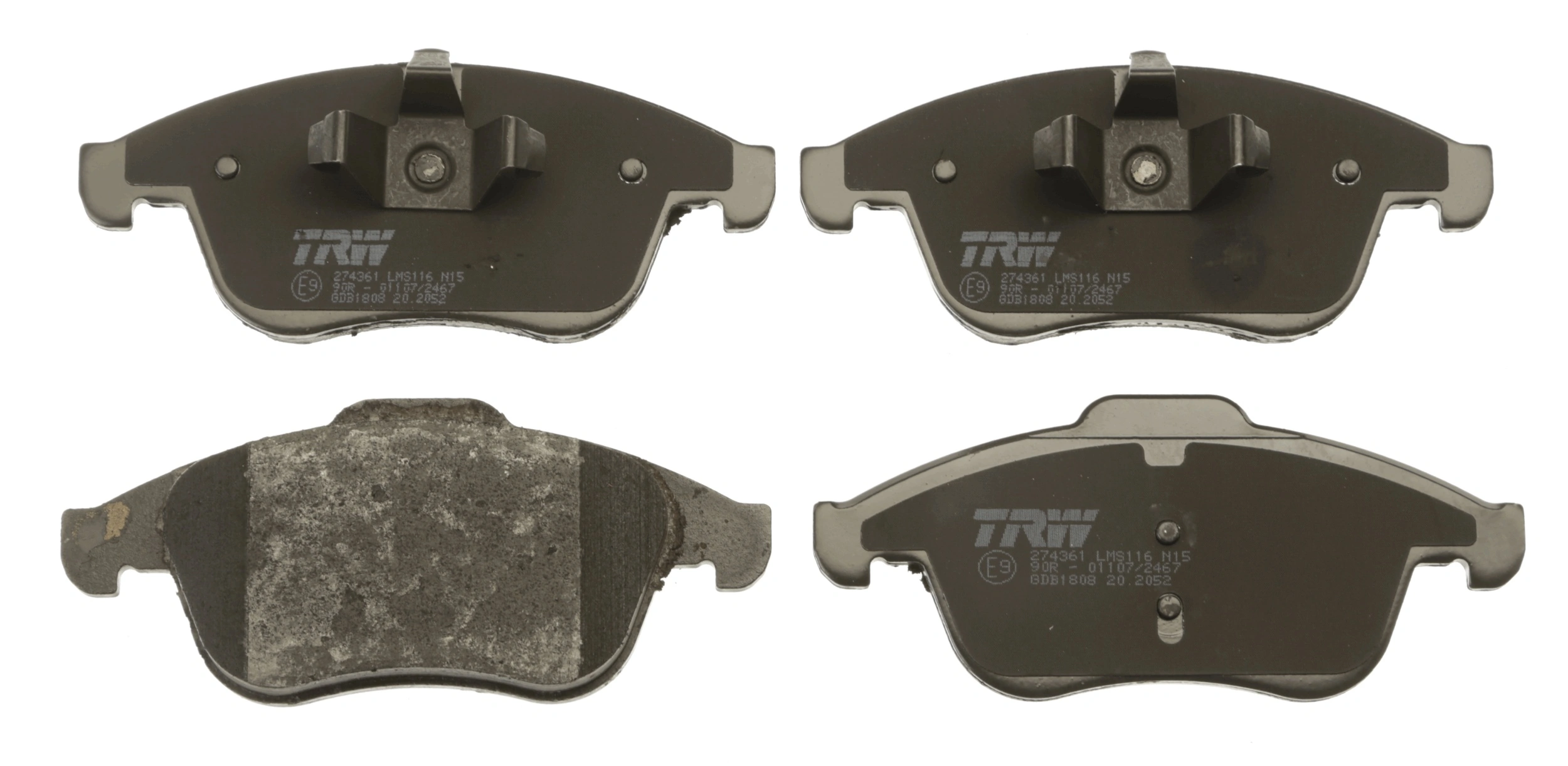 Brake Pad Set, disc brake COTEC GDB1808