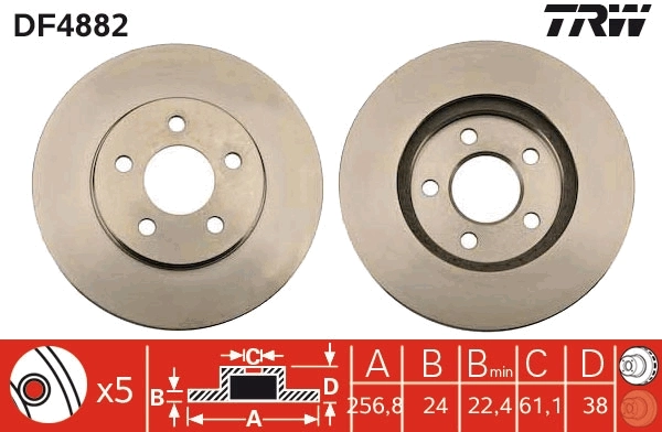 Brake Disc DF4882
