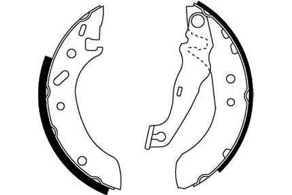 Brake Shoe Set GS8611