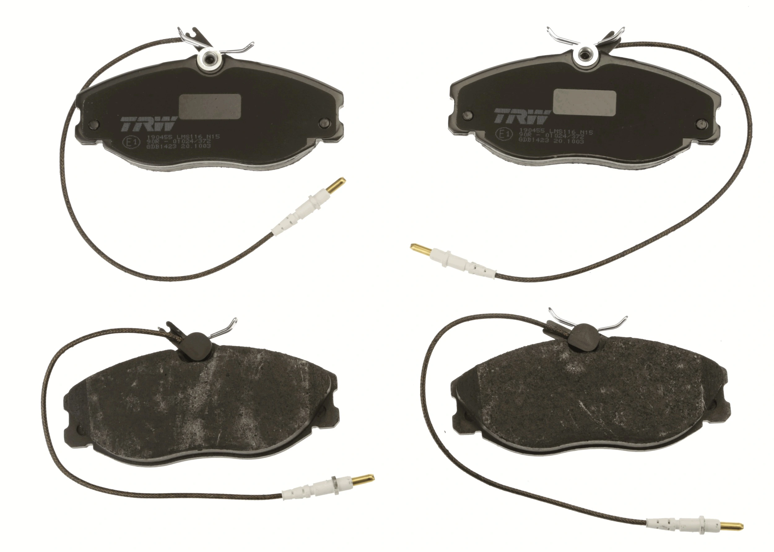 Brake Pad Set, disc brake COTEC GDB1423