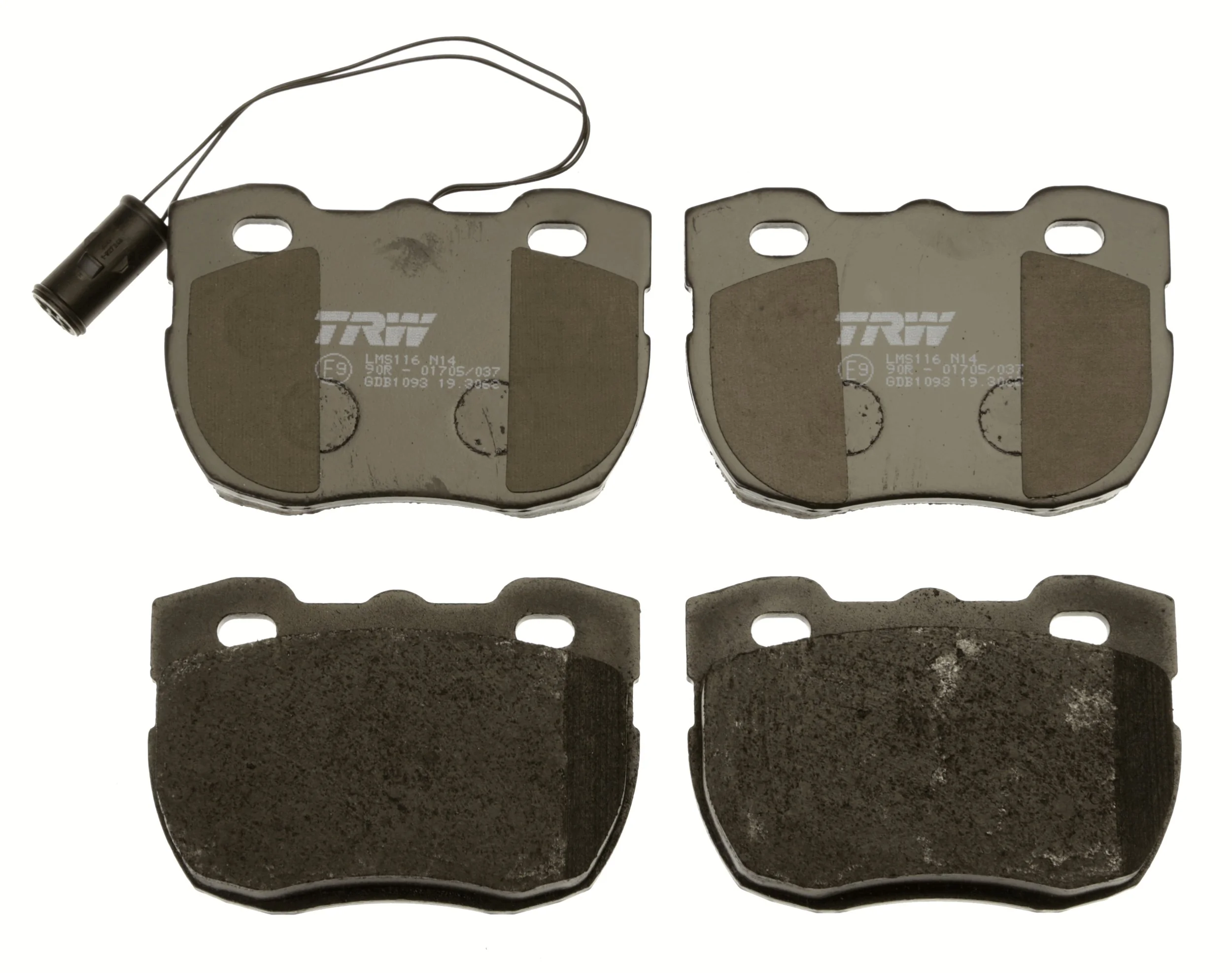 Brake Pad Set, disc brake COTEC GDB1093