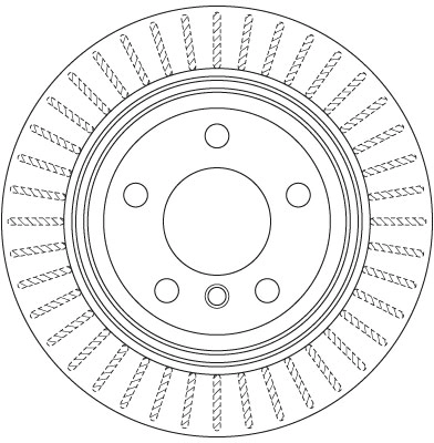 Brake Disc TRW SINGLE DF6513S