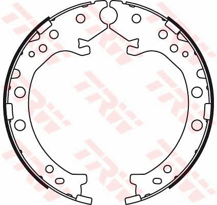 Brake Shoe Set, parking brake GS8789