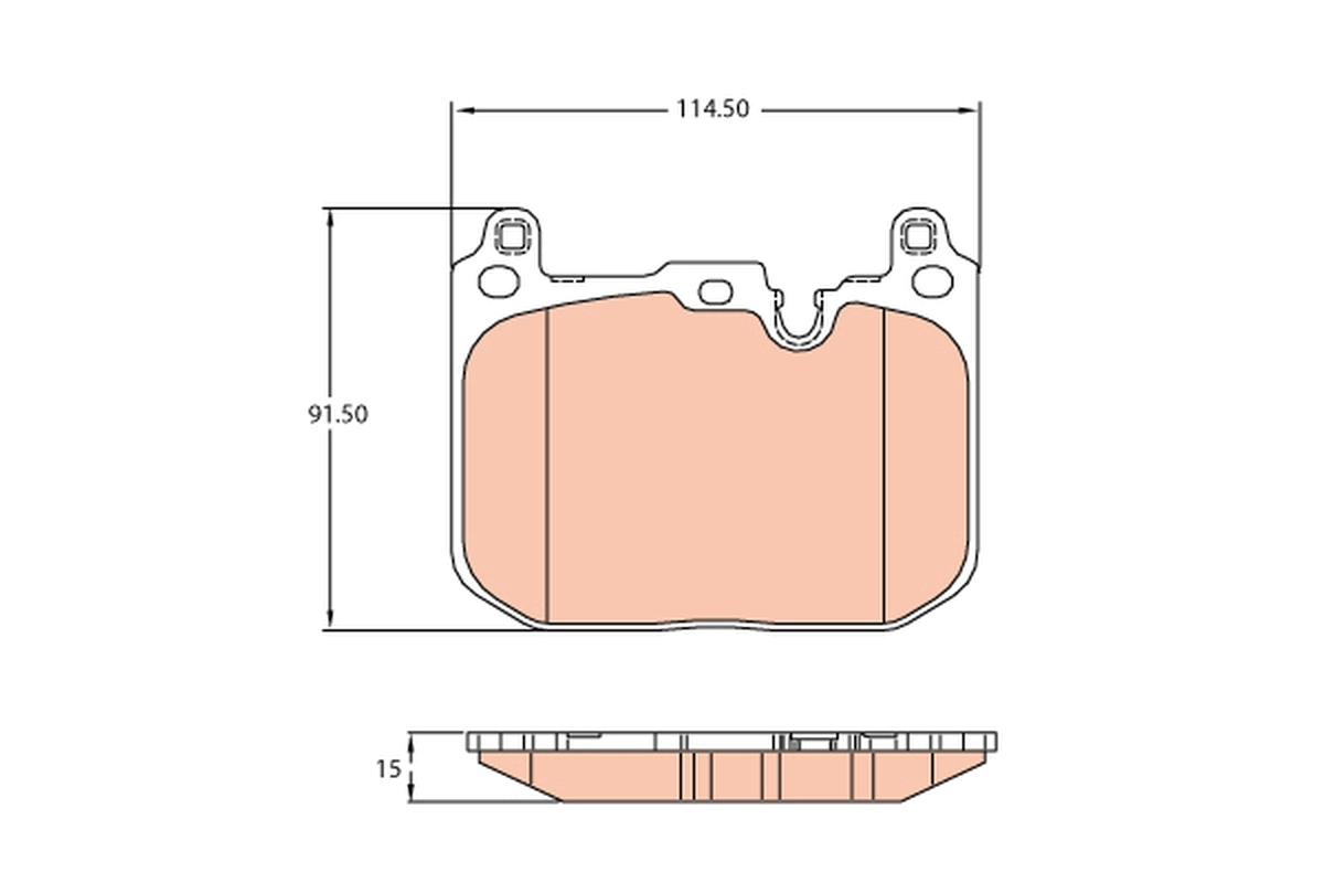 Brake Pad Set, disc brake GDB2137
