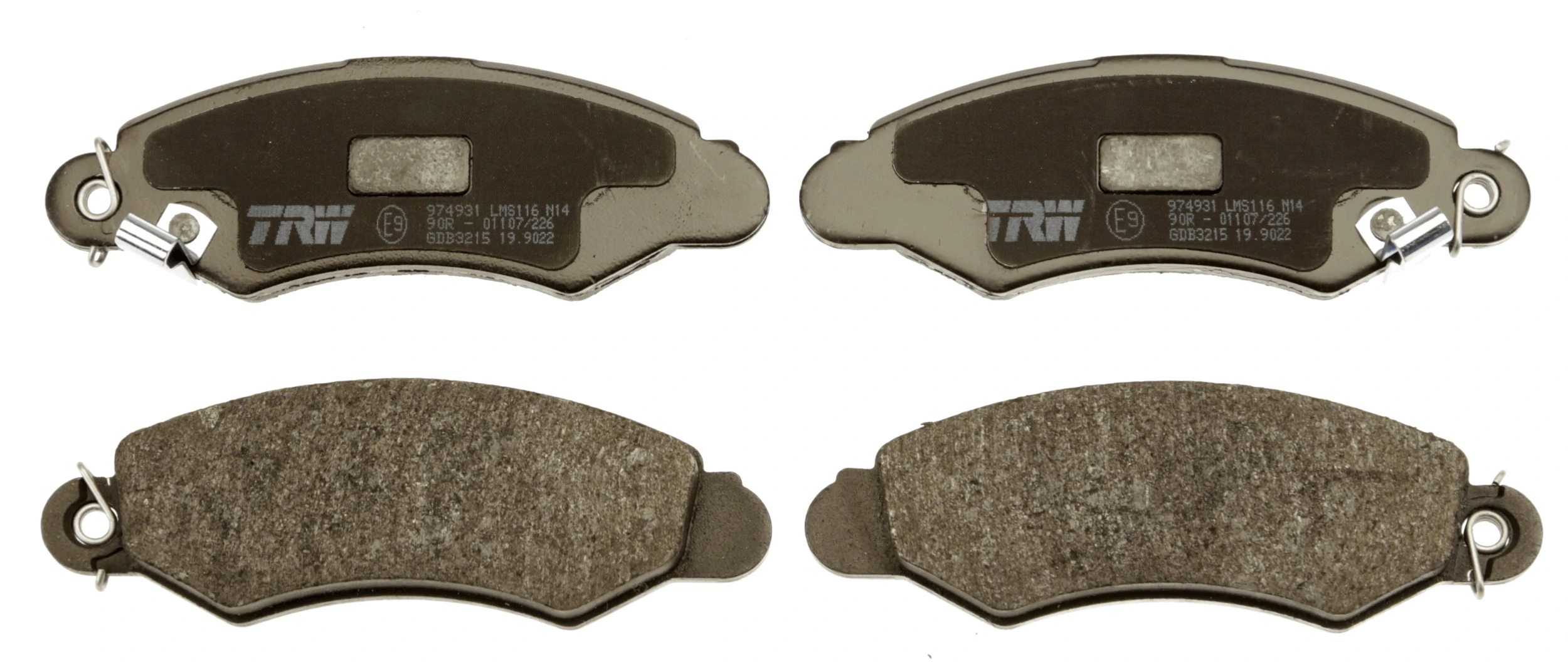 Brake Pad Set, disc brake GDB3215
