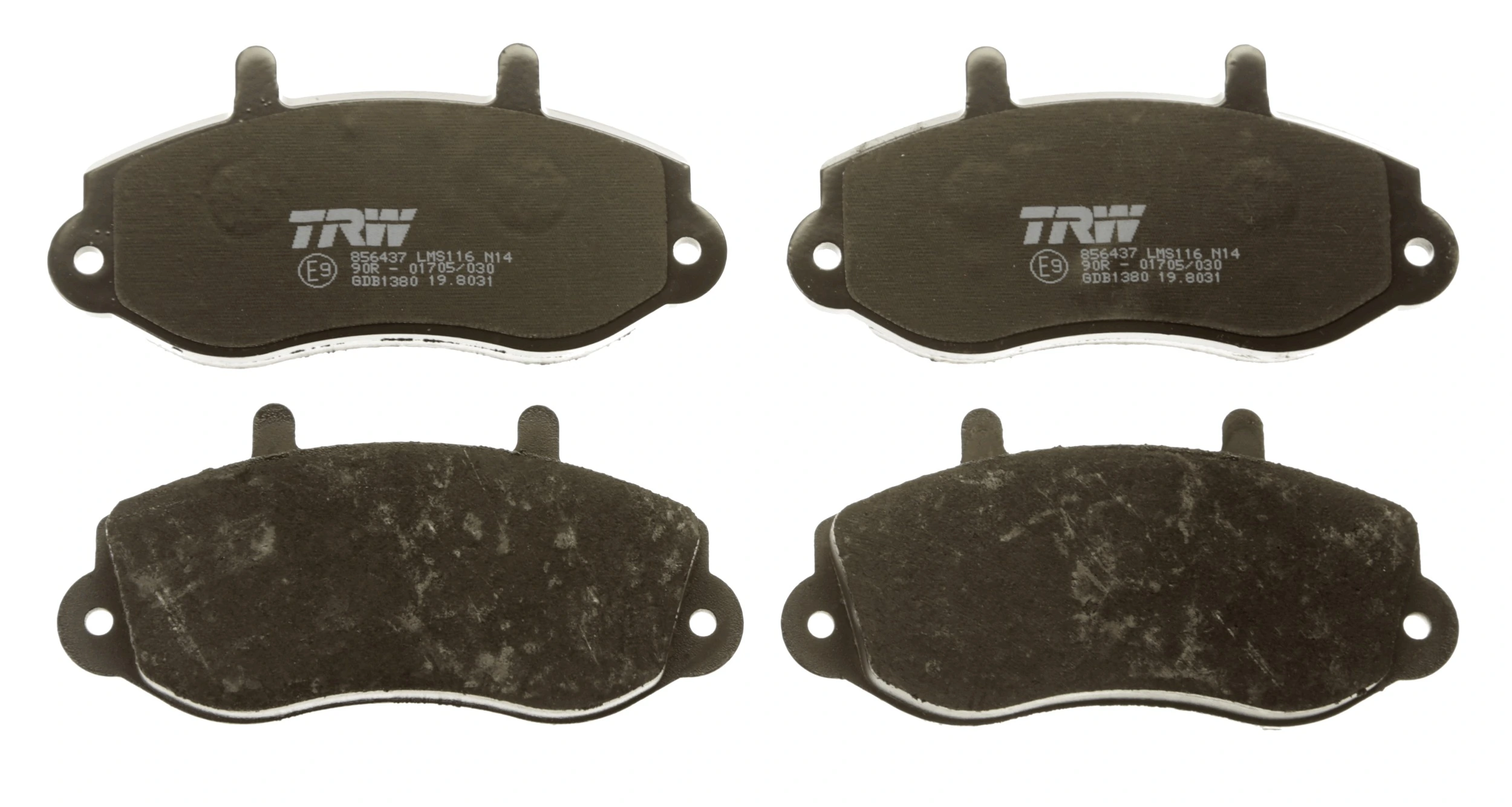 Brake Pad Set, disc brake COTEC GDB1380