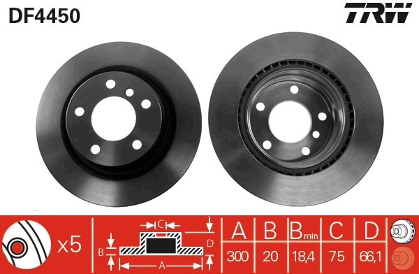 Brake Disc DF4450