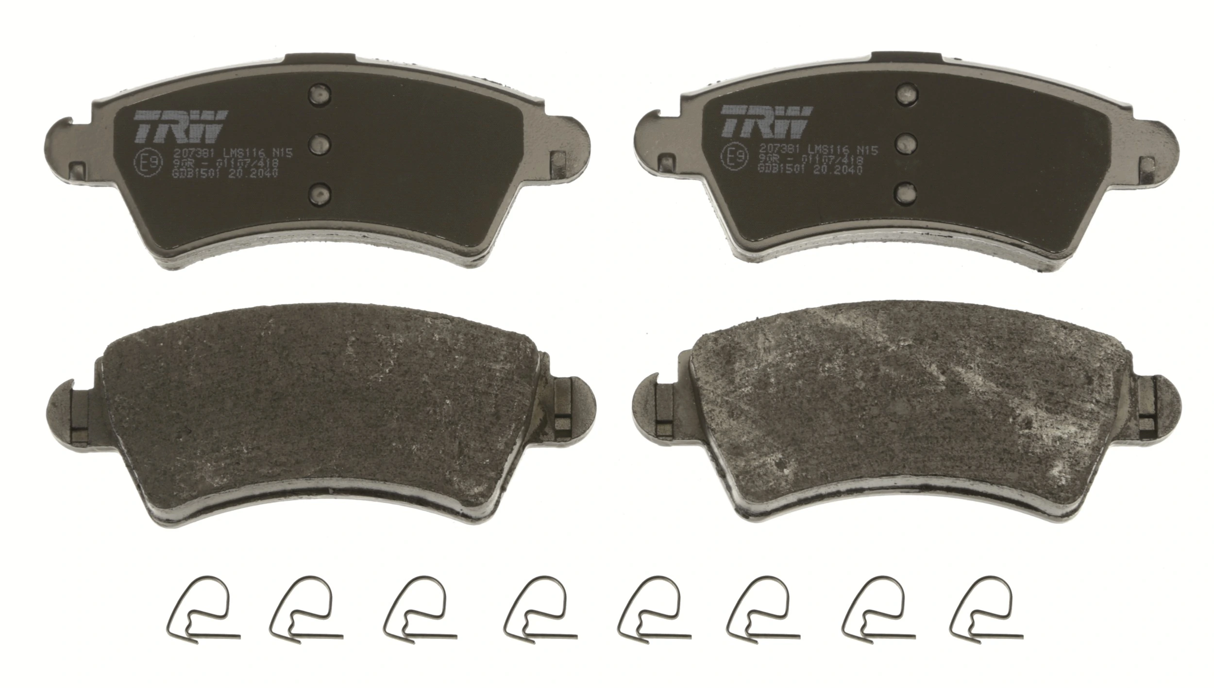 Brake Pad Set, disc brake COTEC GDB1501